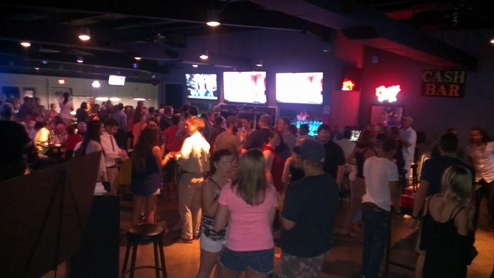 The RAB pool hall exterior/interior